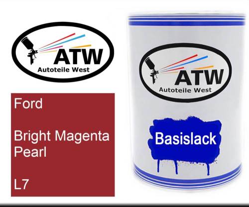 Ford, Bright Magenta Pearl, L7: 500ml Lackdose, von ATW Autoteile West.